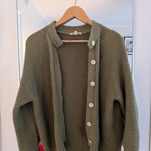 Alex Mill Olive Knit Sweater